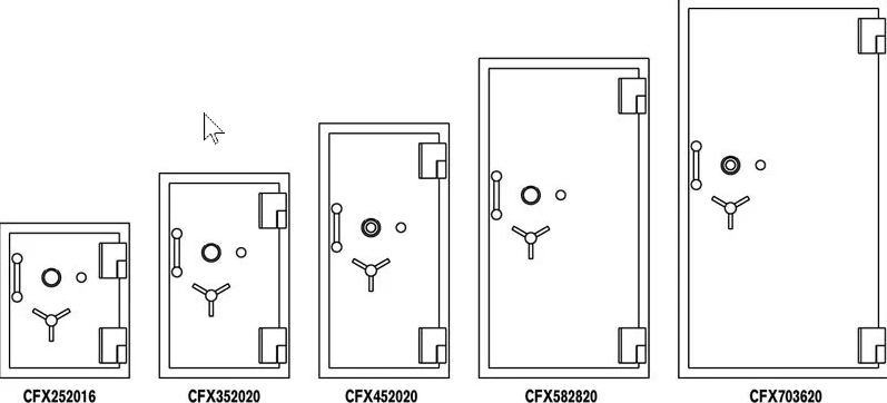 AMSEC CFX703620 AMVAULTx6 High Security Burglar Fire Safe