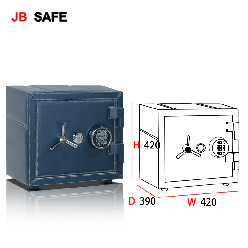 JB Watch Winders & Jewelry Safe Fireproof 2 Jewelry Drawers & 2 Watch Winders