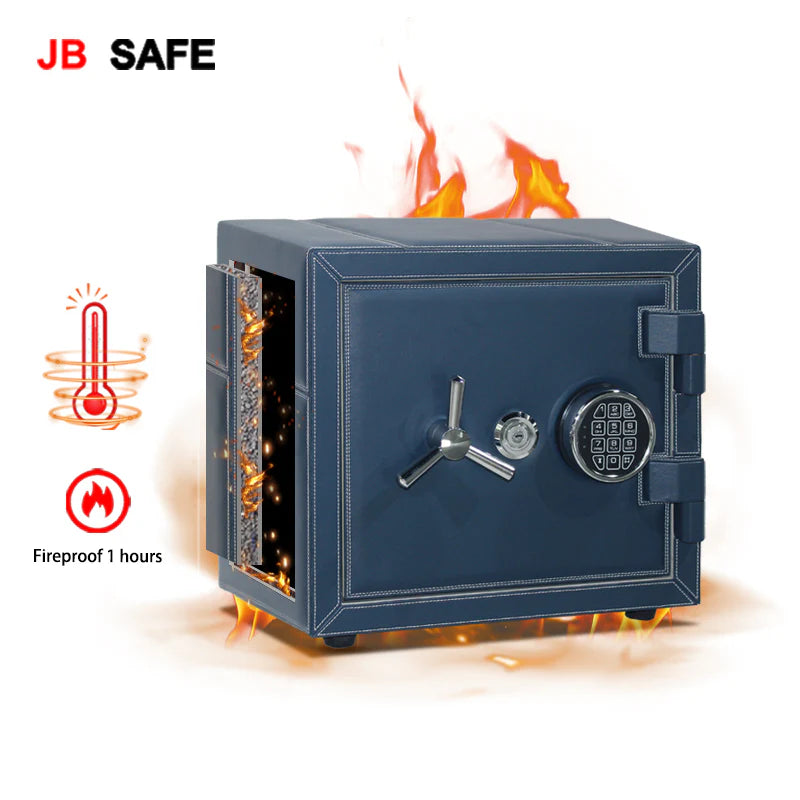 JB Watch Winders & Jewelry Safe Fireproof 2 Jewelry Drawers & 2 Watch Winders